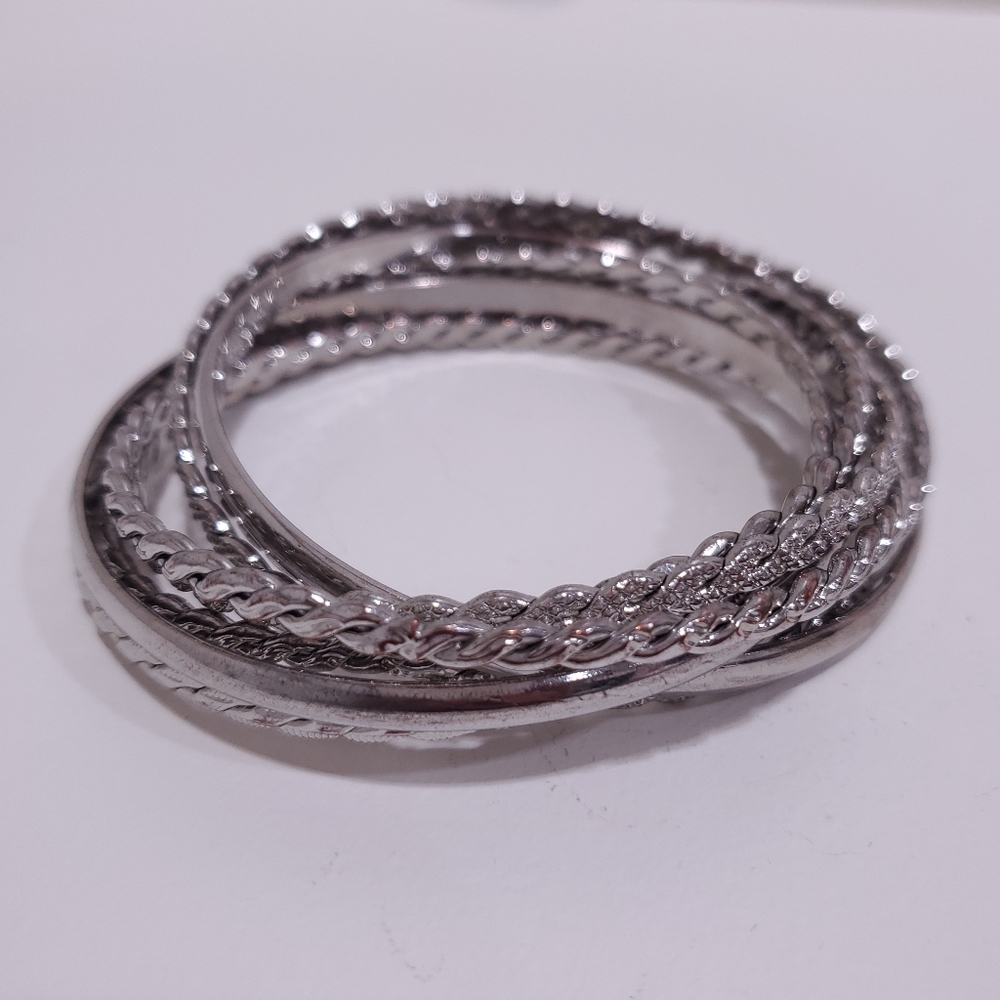 Silver Bangles - Picture 4 of 5